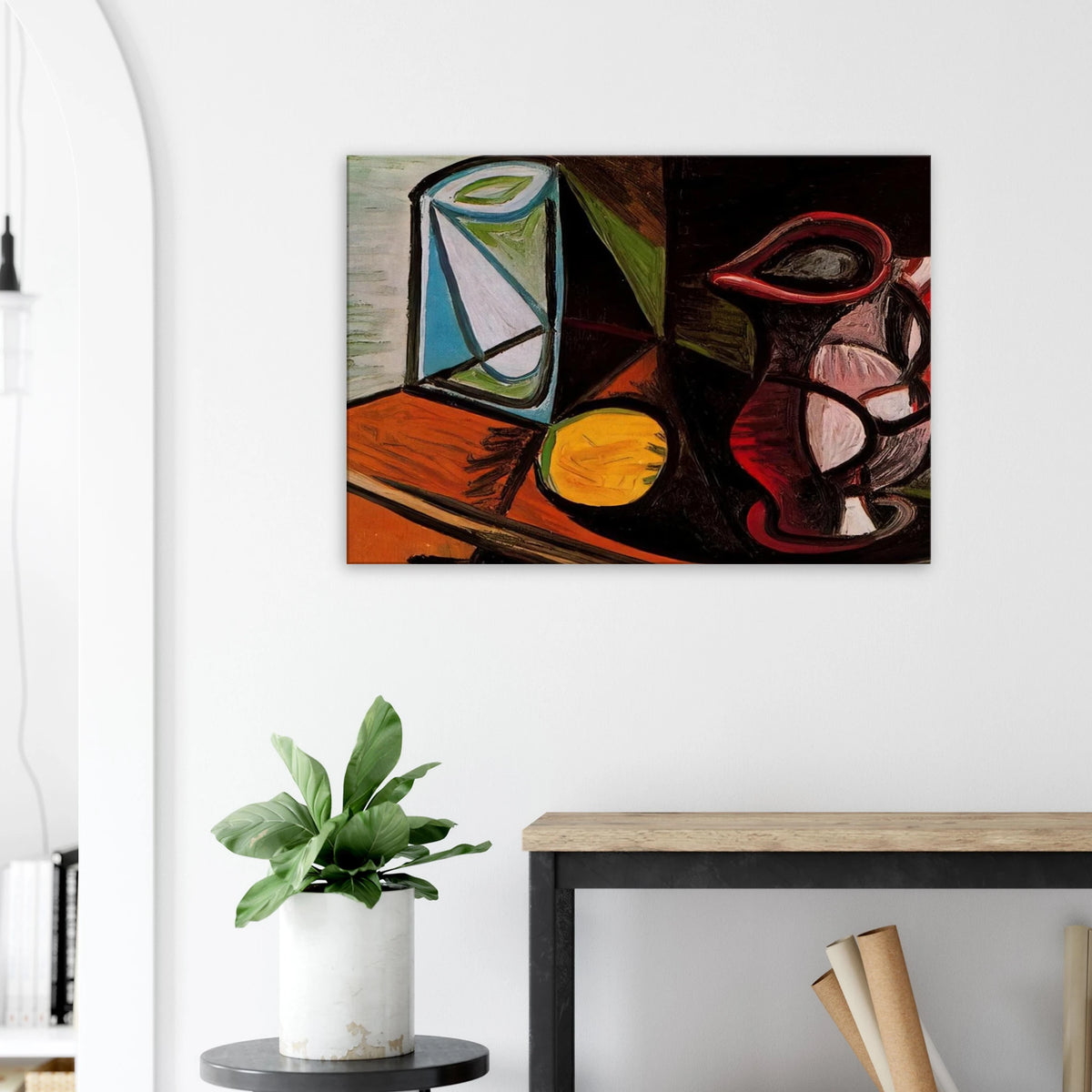 Glass and pitcher Canvas | Pablo Picasso Canvas | Pablo Picasso Shop