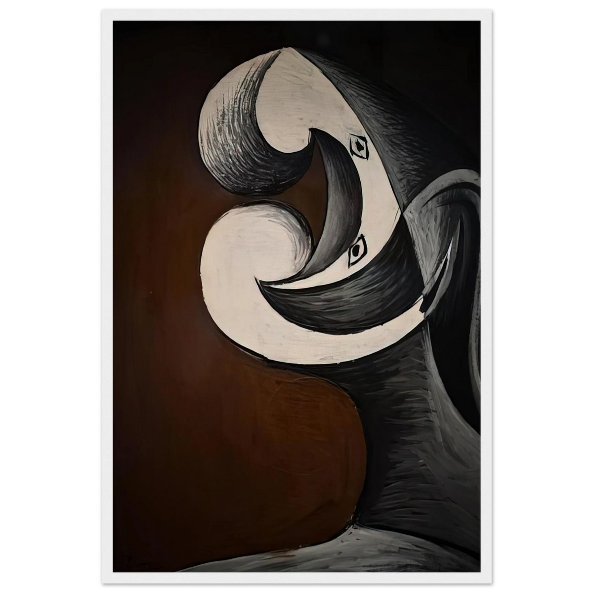 Abstraction Head - 1930 Framed Poster | Pablo Picasso Framed Prints Wall Art | Pablo Picasso Shop