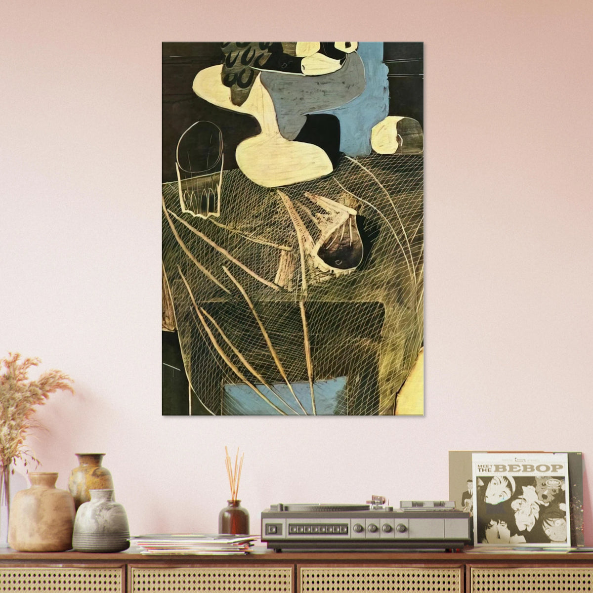 Still life with fishing net Canvas | Pablo Picasso Canvas | Pablo Picasso Shop