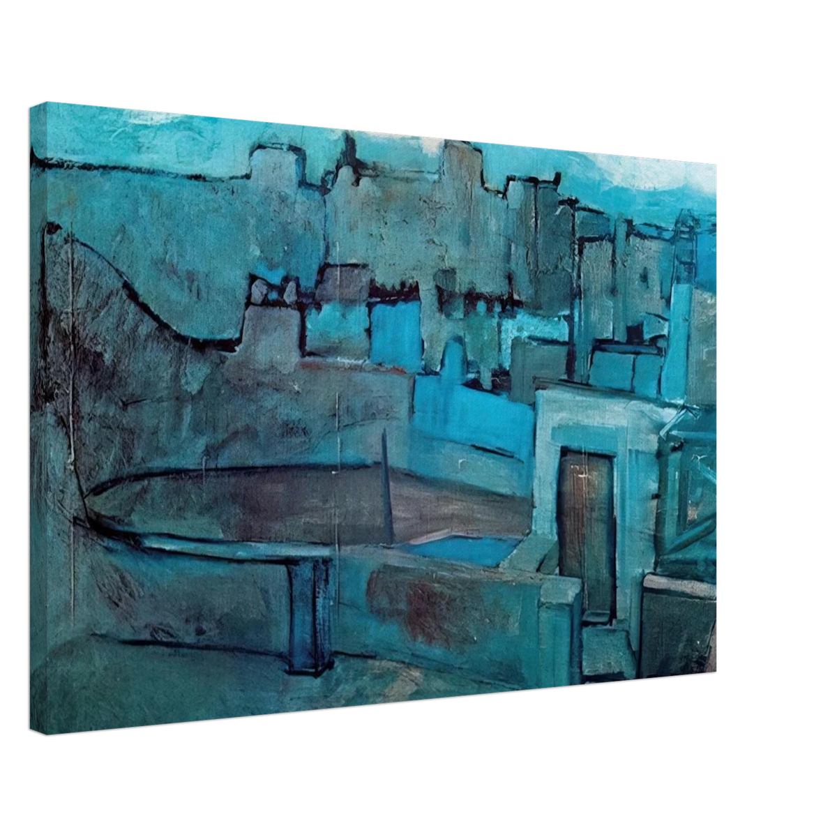 The roofs of Barcelona Canvas | Pablo Picasso Canvas | Pablo Picasso Shop