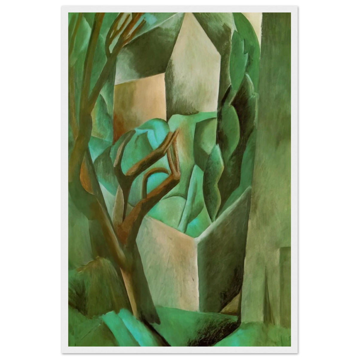 House in the garden Framed Poster | Pablo Picasso Framed Prints Wall Art | Pablo Picasso Shop