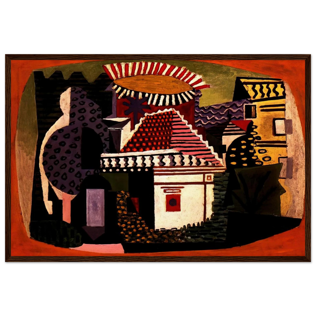 Landscape of Juan-les-Pins Framed Poster | Pablo Picasso Framed Prints Wall Art | Pablo Picasso Shop