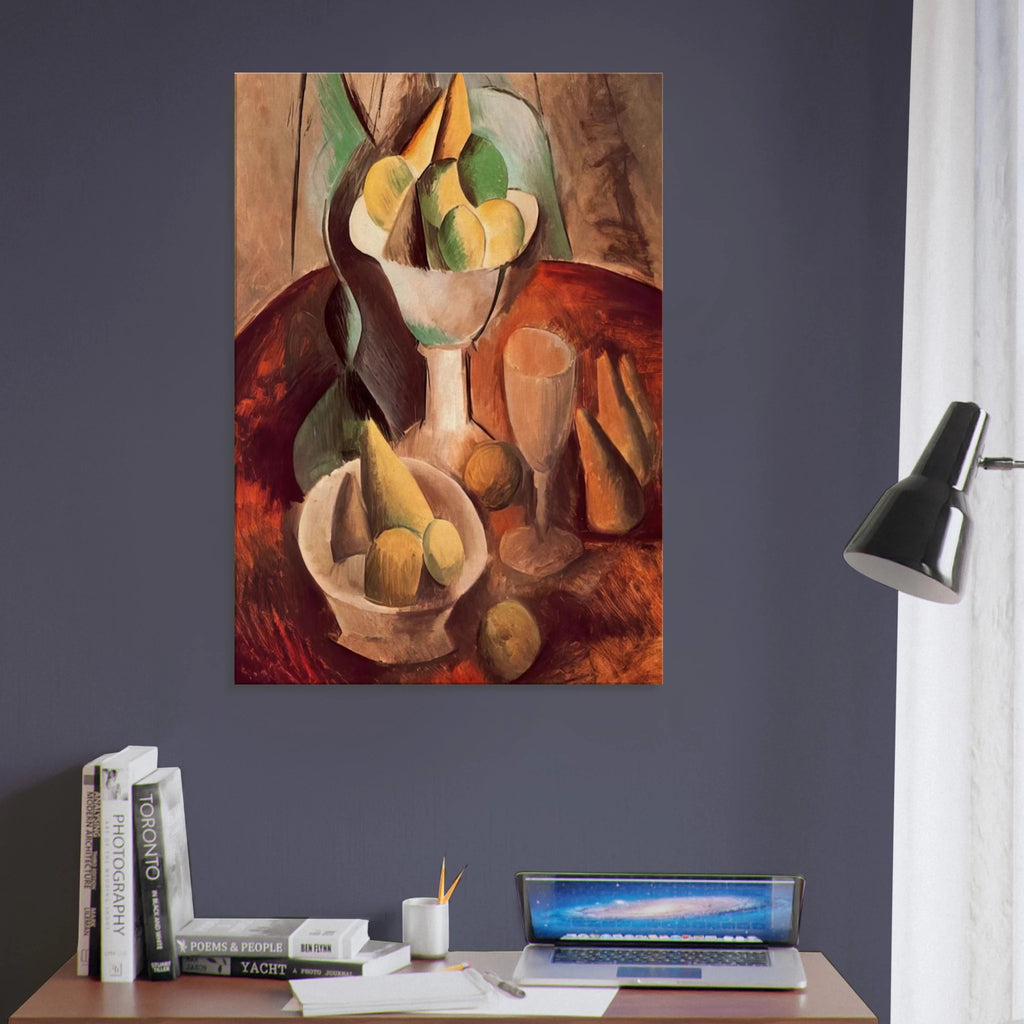 Fruit in a Vase - 1909 Canvas | Pablo Picasso Canvas | Pablo Picasso Shop