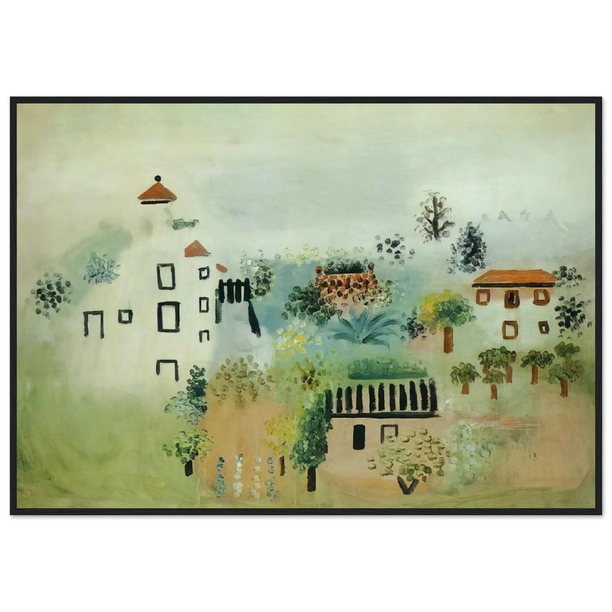 Landscape Framed Poster | Pablo Picasso Framed Prints Wall Art | Pablo Picasso Shop