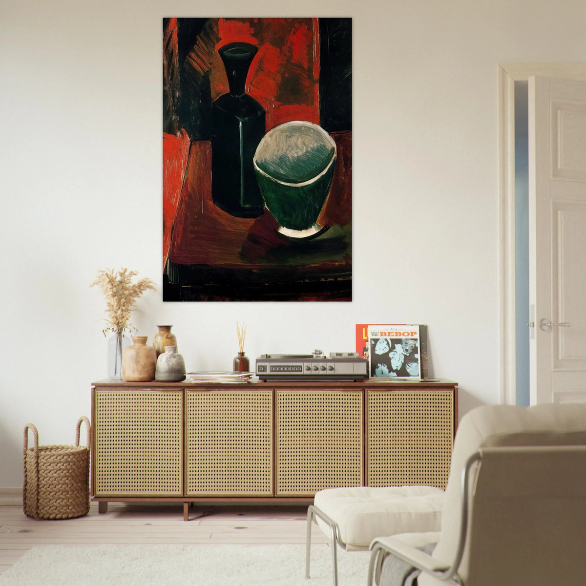 Green Pan and Black Bottle - 1908 Poster | Pablo Picasso Poster | Pablo Picasso Shop