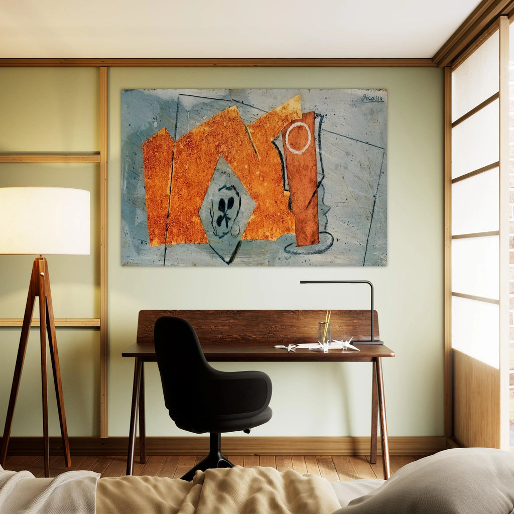 Playing Card and Glass - 1914 Poster | Pablo Picasso Poster | Pablo Picasso Shop