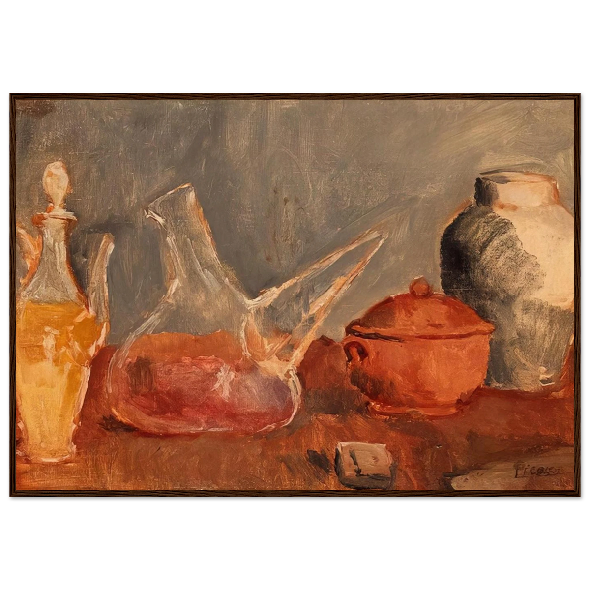 Still life with vases Framed Poster | Pablo Picasso Framed Prints Wall Art | Pablo Picasso Shop
