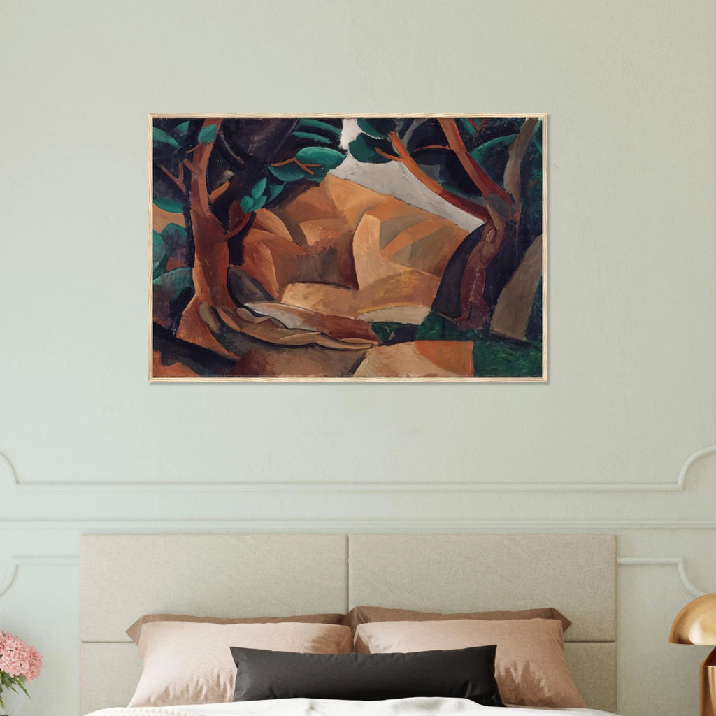 Paysage aux deux figures - 1908  France Framed Poster | Pablo Picasso Framed Prints Wall Art | Pablo Picasso Shop