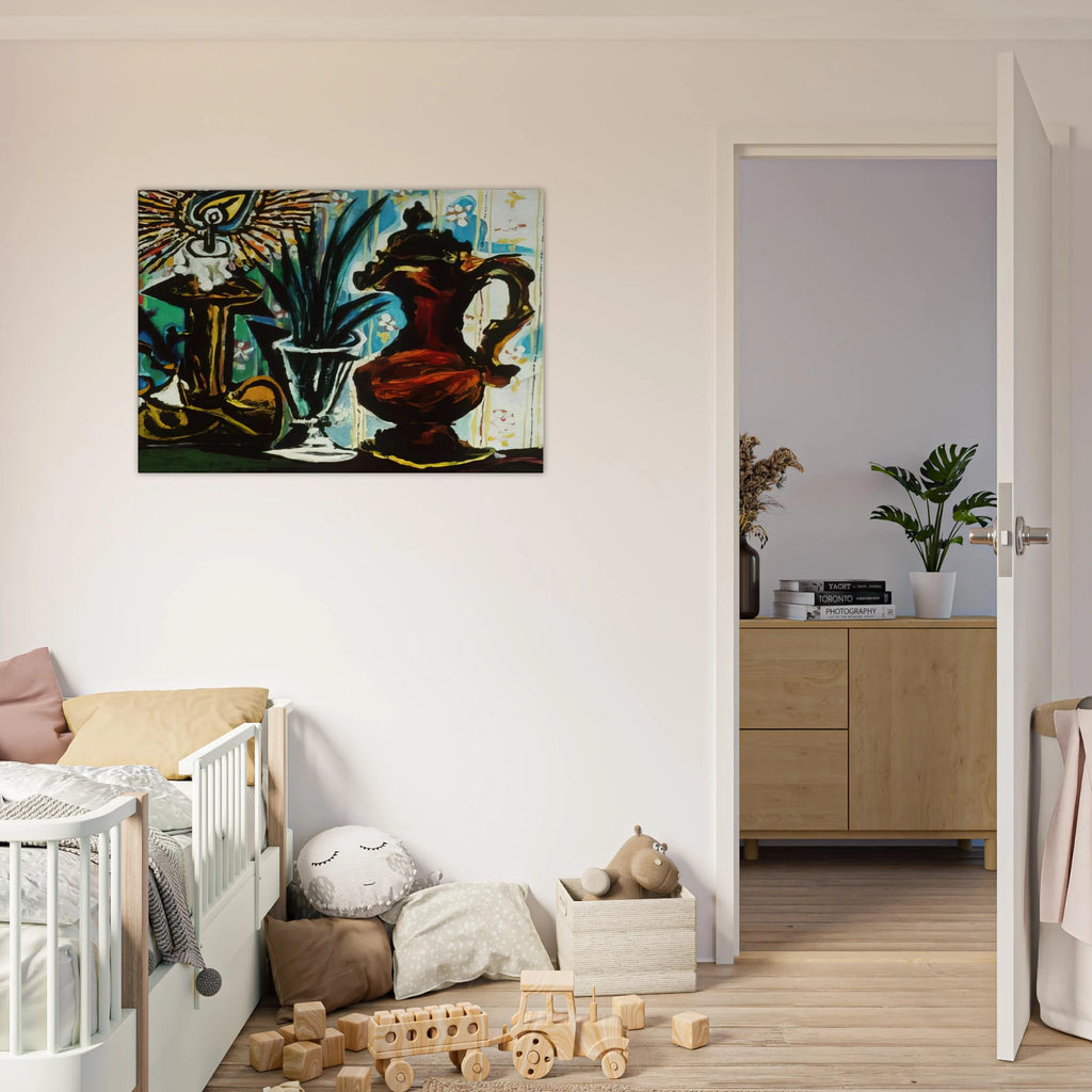 Still life with candle Canvas | Pablo Picasso Canvas | Pablo Picasso Shop