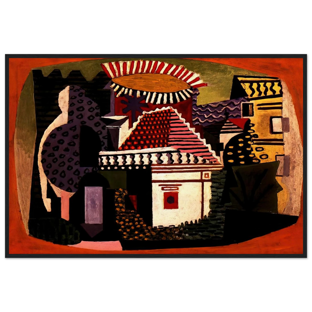 Landscape of Juan-les-Pins Framed Poster | Pablo Picasso Framed Prints Wall Art | Pablo Picasso Shop