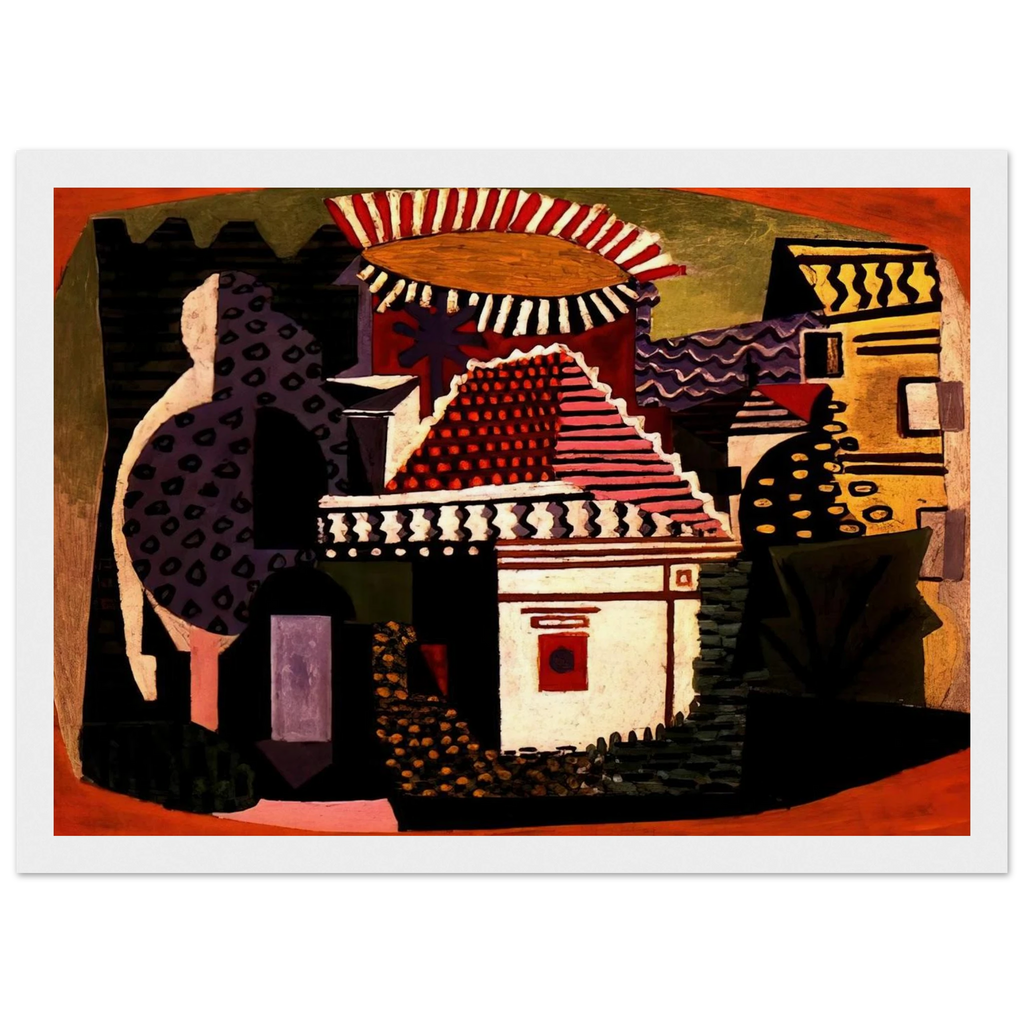 Landscape of Juan-les-Pins Framed Poster | Pablo Picasso Framed Prints Wall Art | Pablo Picasso Shop