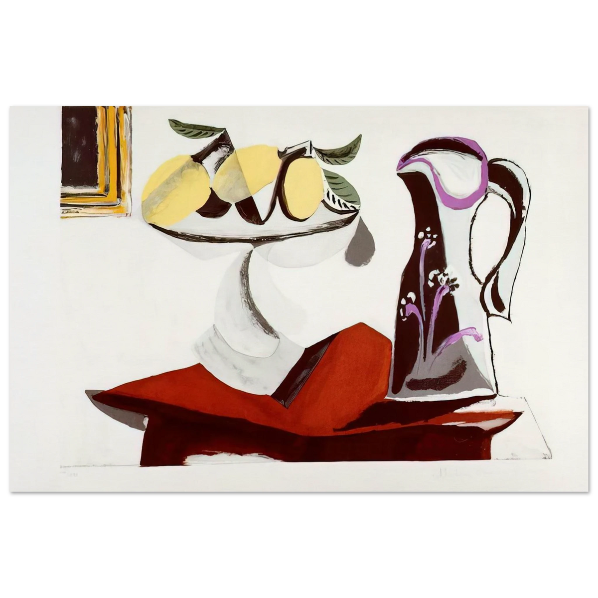 Still life with lemon and jug Poster | Pablo Picasso Poster | Pablo Picasso Shop
