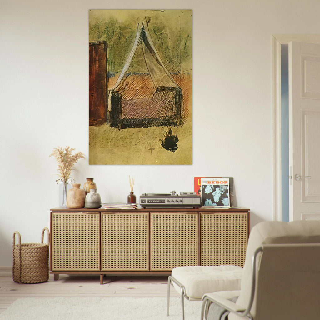 Bed with mosquito nets Poster | Pablo Picasso Poster | Pablo Picasso Shop