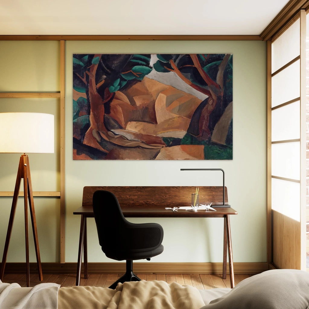 Paysage aux deux figures - 1908  France Poster | Pablo Picasso Poster | Pablo Picasso Shop
