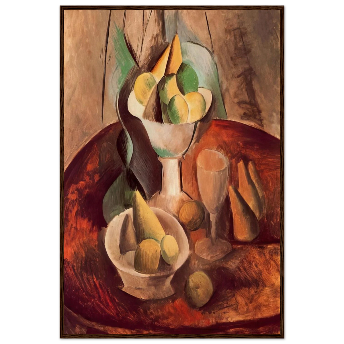 Fruit in a Vase - 1909 Framed Poster | Pablo Picasso Framed Prints Wall Art | Pablo Picasso Shop