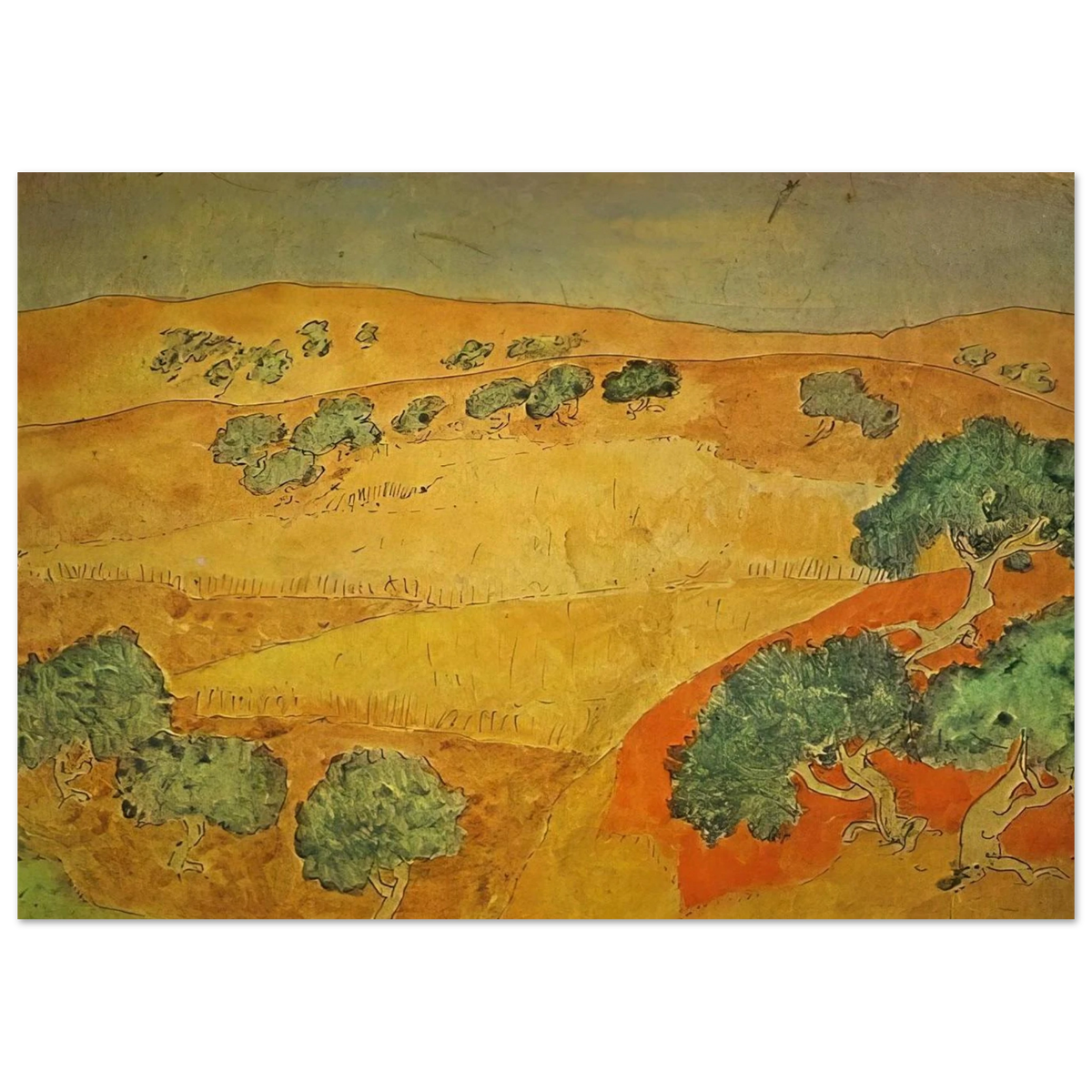Summer landscape Poster | Pablo Picasso Poster | Pablo Picasso Shop