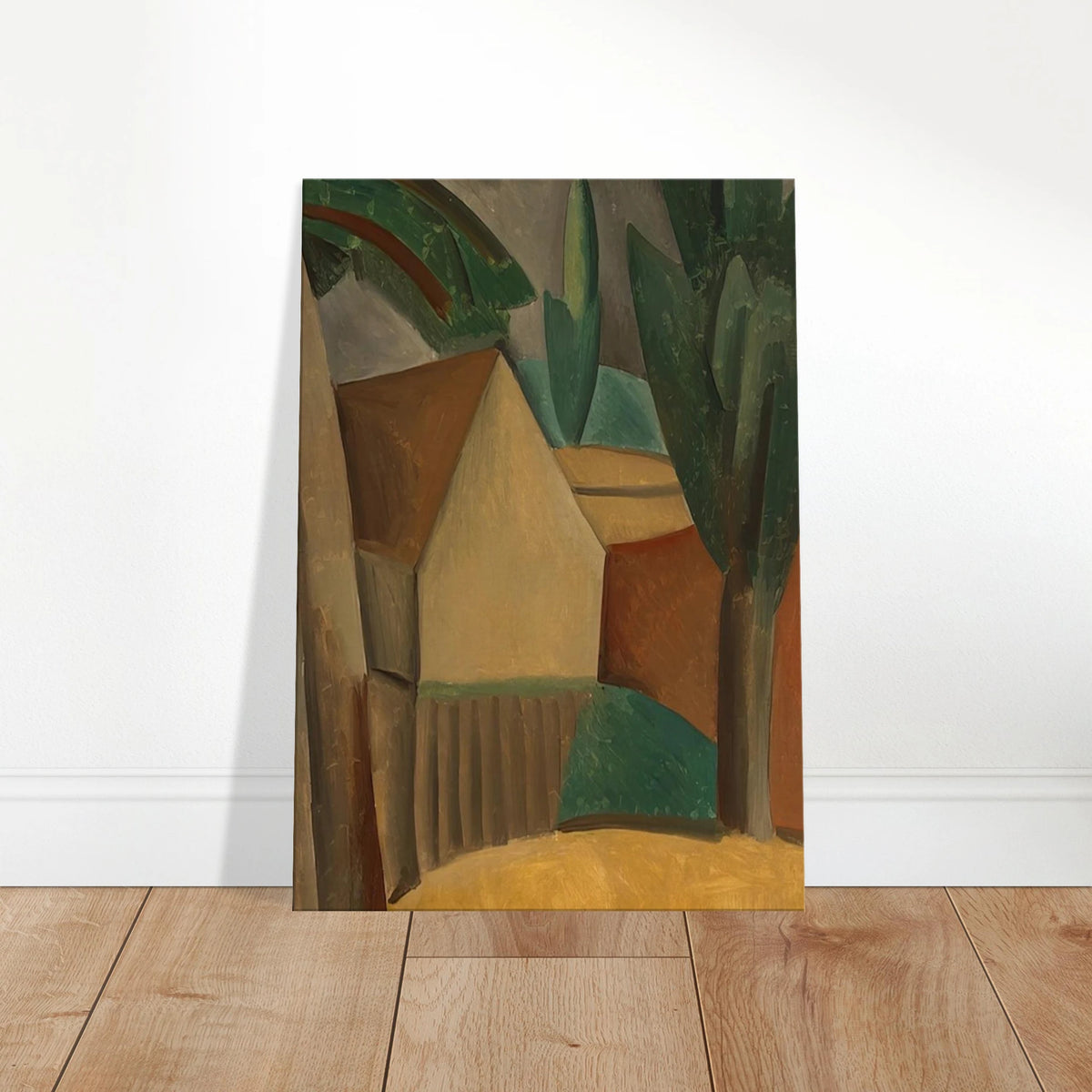 House in a Garden - 1908 Canvas | Pablo Picasso Canvas | Pablo Picasso Shop