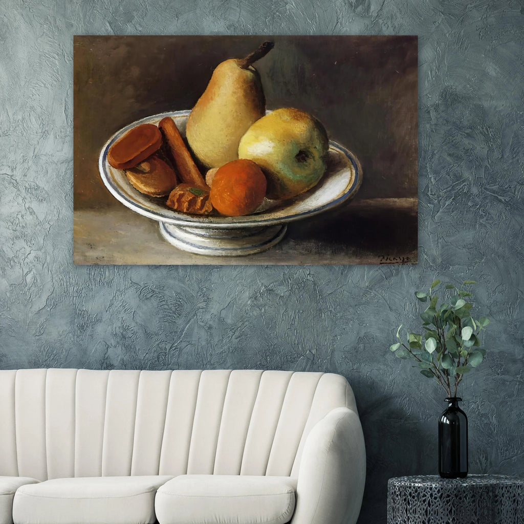 Fruit Bowl with Fruit - 1918 Poster | Pablo Picasso Poster | Pablo Picasso Shop