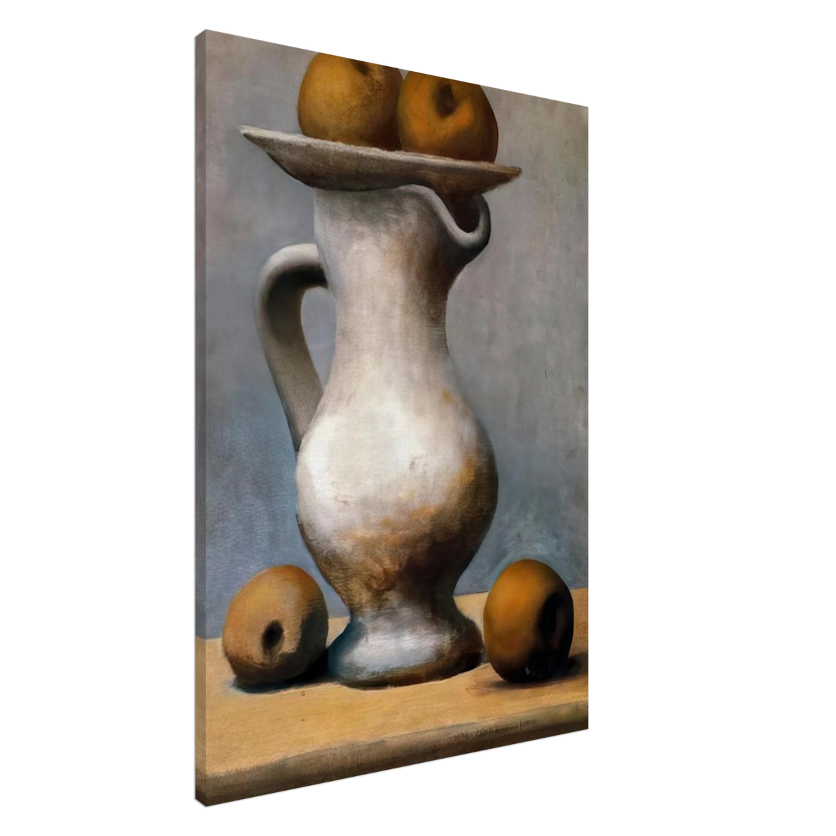 Still life with pitcher and apples Canvas | Pablo Picasso Canvas | Pablo Picasso Shop