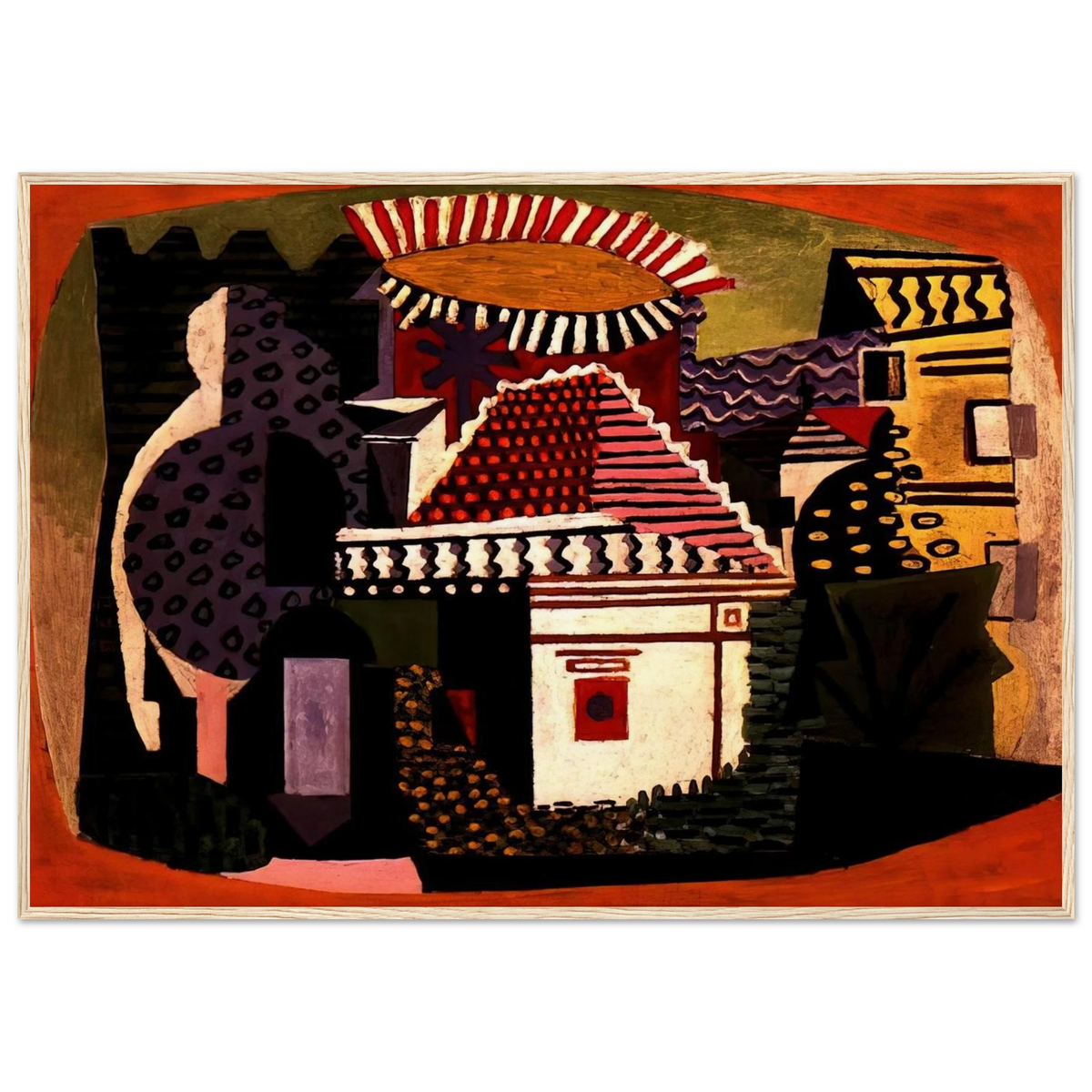 Landscape of Juan-les-Pins Framed Poster | Pablo Picasso Framed Prints Wall Art | Pablo Picasso Shop