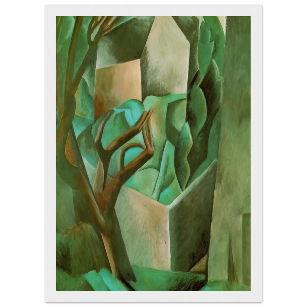 House in the garden Framed Poster | Pablo Picasso Framed Prints Wall Art | Pablo Picasso Shop