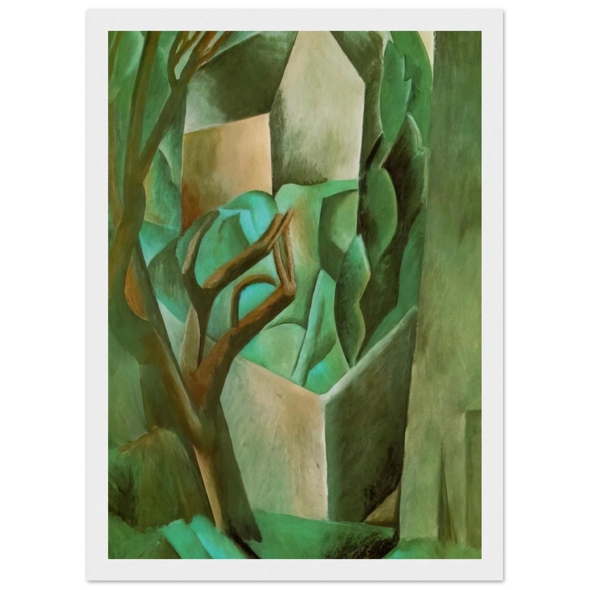 House in the garden Framed Poster | Pablo Picasso Framed Prints Wall Art | Pablo Picasso Shop