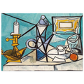 Still life with lamp - 1944 Poster | Pablo Picasso Poster | Pablo Picasso Shop