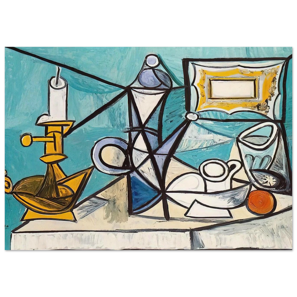 Still life with lamp - 1944 Poster | Pablo Picasso Poster | Pablo Picasso Shop