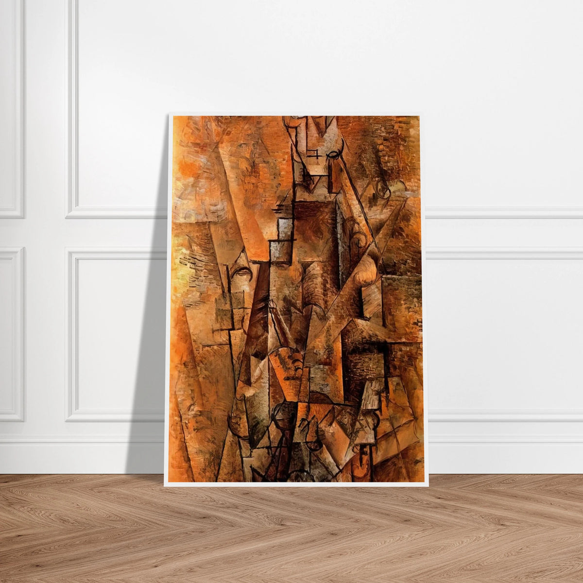 Clarinetist - 1911 Framed Poster | Pablo Picasso Framed Prints Wall Art | Pablo Picasso Shop