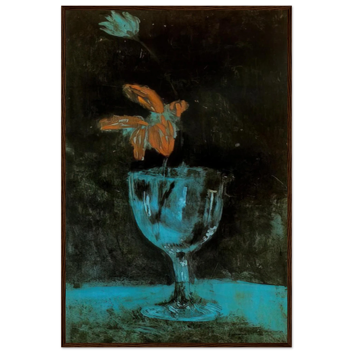A blue vase - 1903 Framed Poster | Pablo Picasso Framed Prints Wall Art | Pablo Picasso Shop
