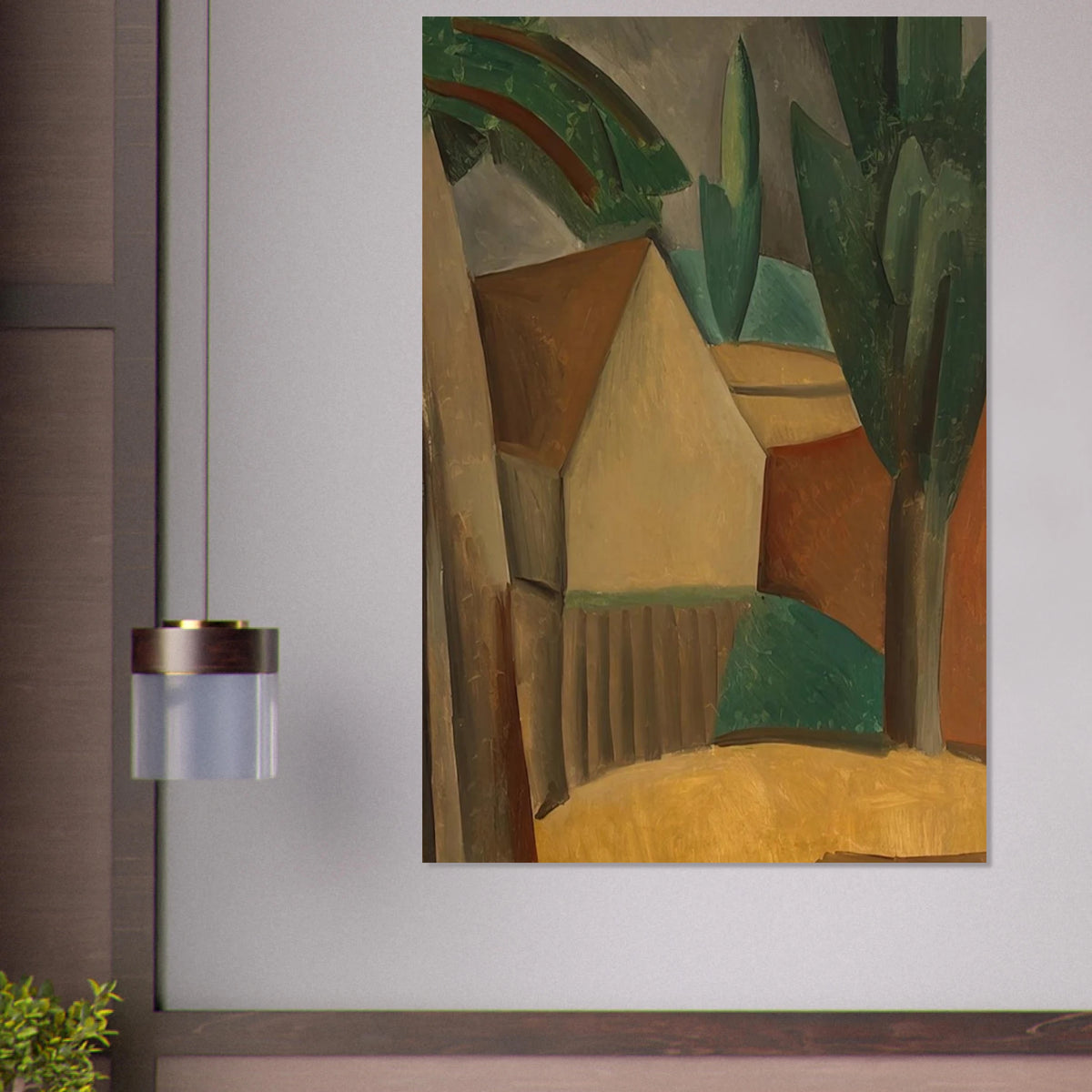 House in a Garden - 1908 Poster | Pablo Picasso Poster | Pablo Picasso Shop