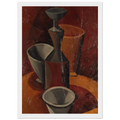 Pitcher and Bowls - 1908 Framed Poster | Pablo Picasso Framed Prints Wall Art | Pablo Picasso Shop