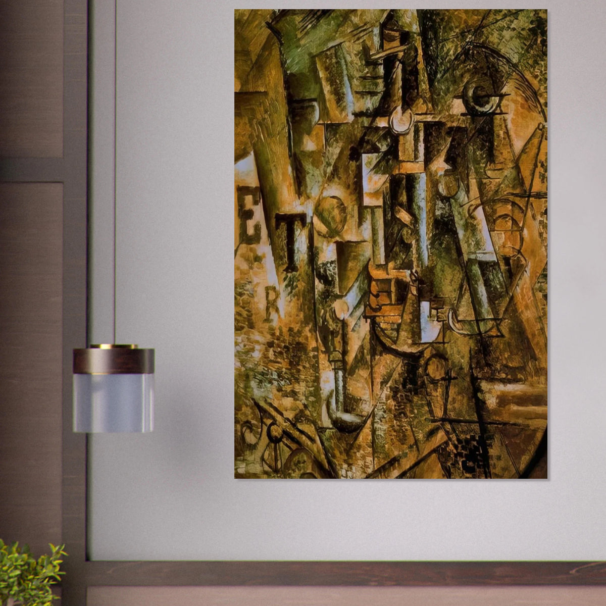 Still life with bottle of rum - 1911 Poster | Pablo Picasso Poster | Pablo Picasso Shop