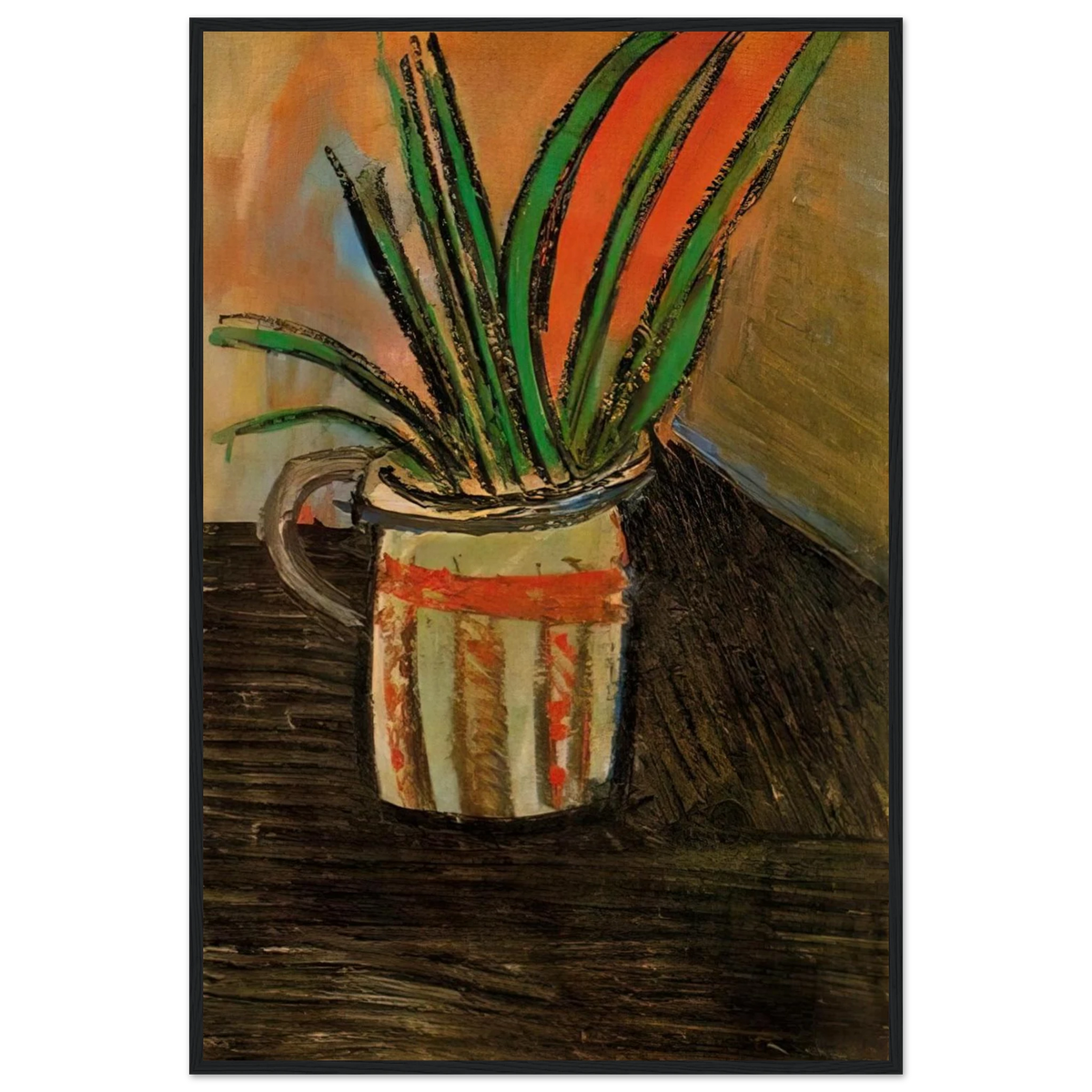 Exotic Flowers - 1907 Framed Poster | Pablo Picasso Framed Prints Wall Art | Pablo Picasso Shop