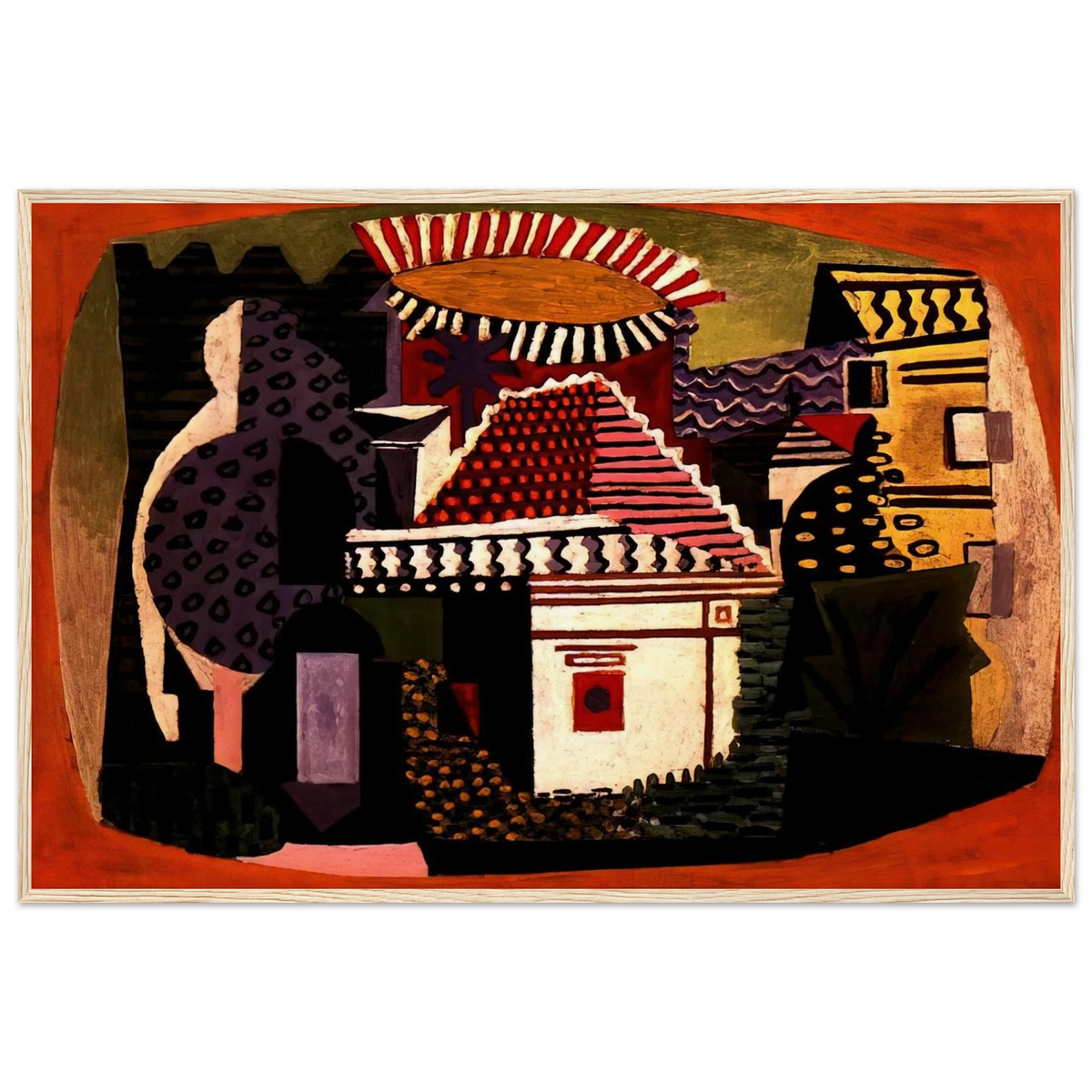 Landscape of Juan-les-Pins Framed Poster | Pablo Picasso Framed Prints Wall Art | Pablo Picasso Shop
