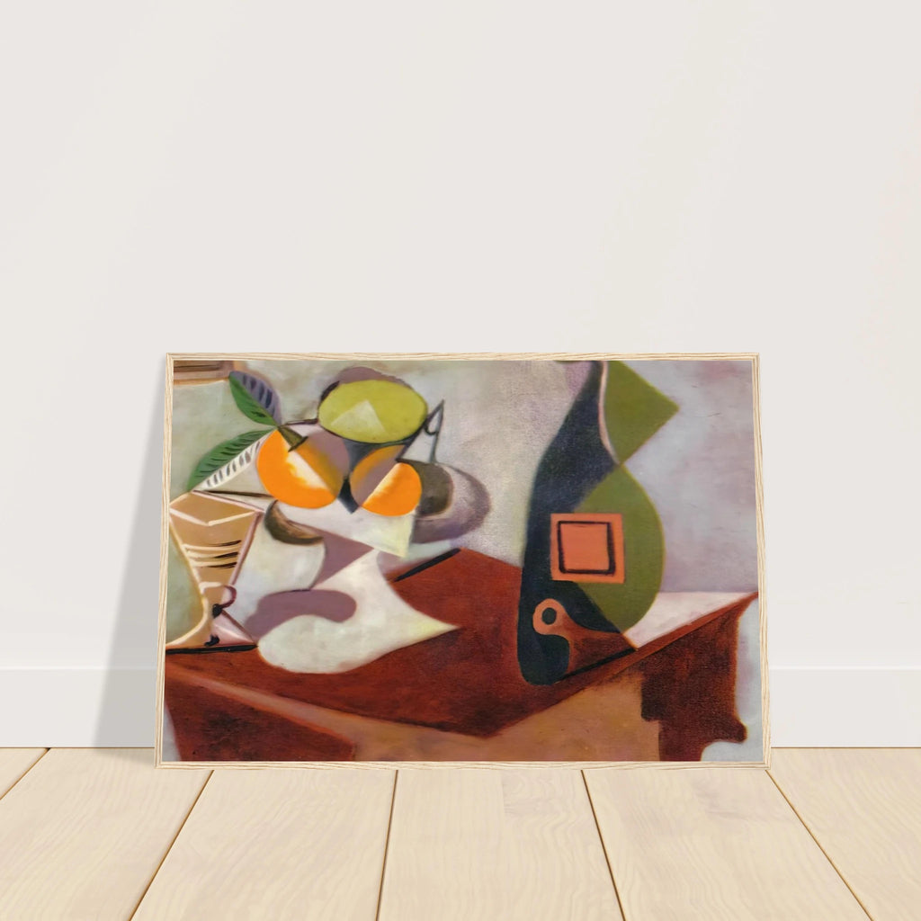 Still life with lemon and oranges Framed Poster | Pablo Picasso Framed Prints Wall Art | Pablo Picasso Shop