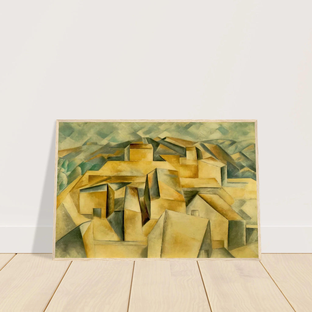 Houses on the hill Framed Poster | Pablo Picasso Framed Prints Wall Art | Pablo Picasso Shop