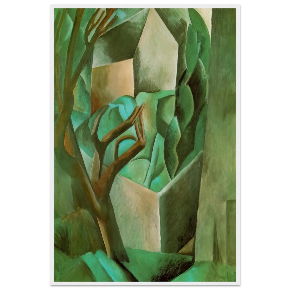 House in the garden Framed Poster | Pablo Picasso Framed Prints Wall Art | Pablo Picasso Shop