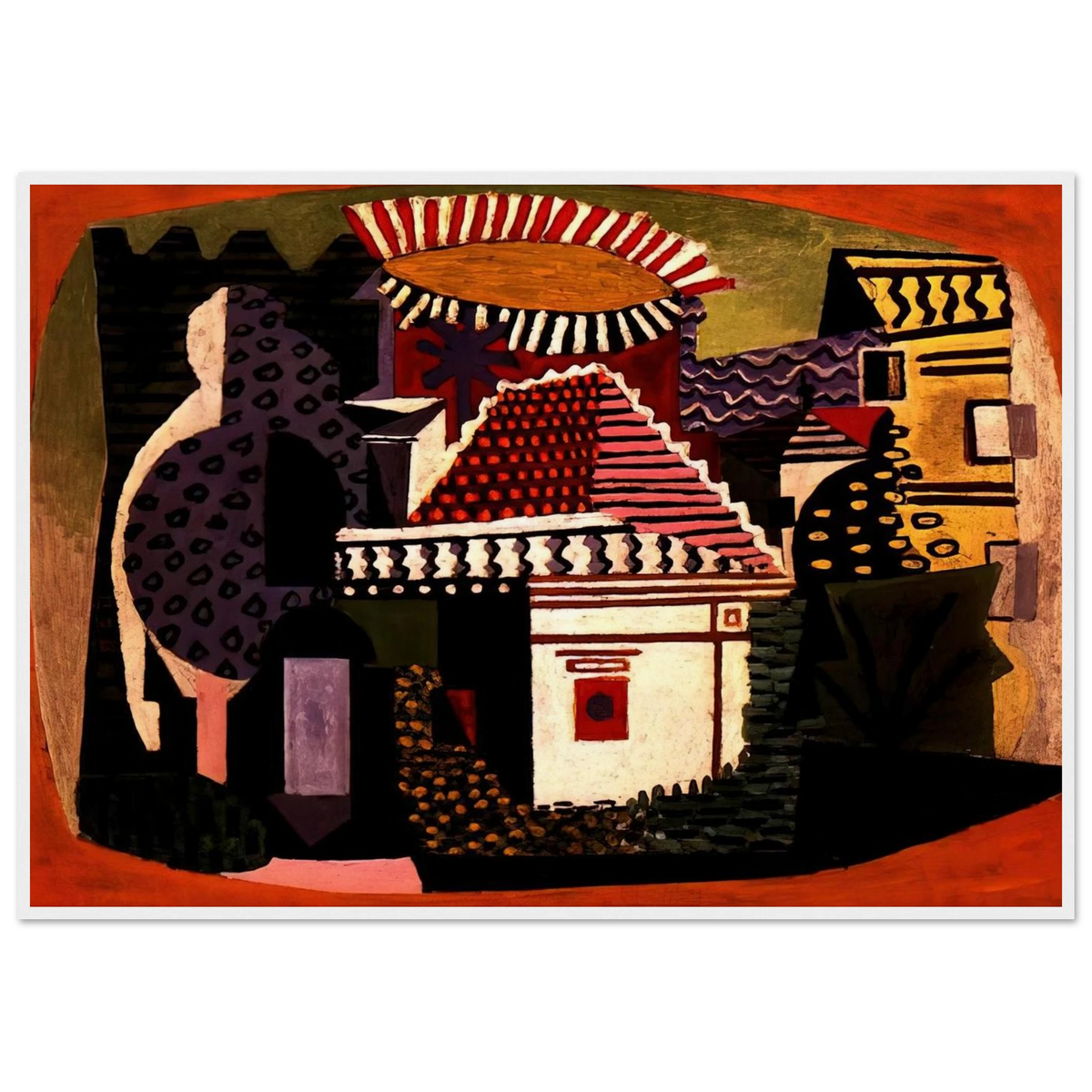 Landscape of Juan-les-Pins Framed Poster | Pablo Picasso Framed Prints Wall Art | Pablo Picasso Shop
