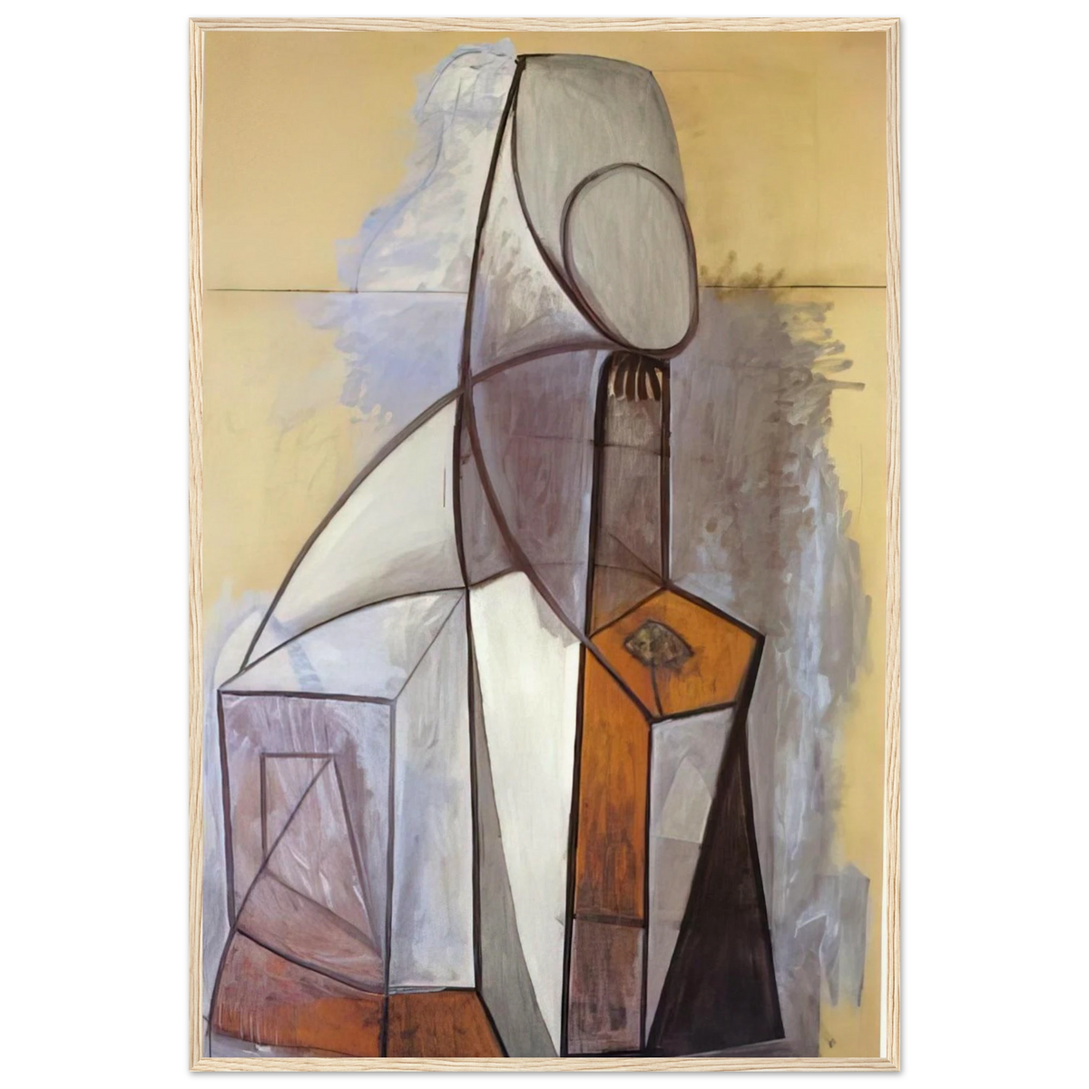 Composition - 1946 Framed Poster | Pablo Picasso Framed Prints Wall Art | Pablo Picasso Shop