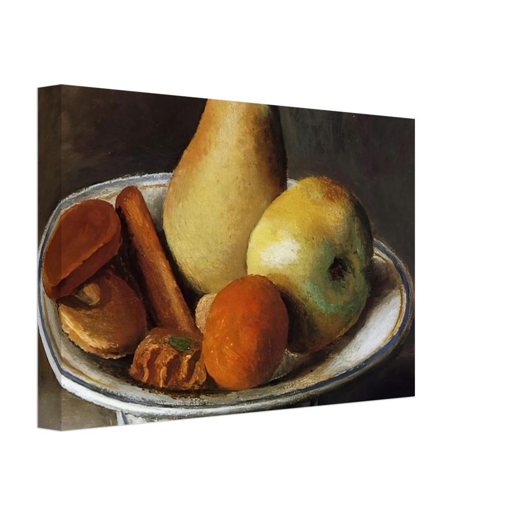 Fruit Bowl with Fruit - 1918 Canvas | Pablo Picasso Canvas | Pablo Picasso Shop