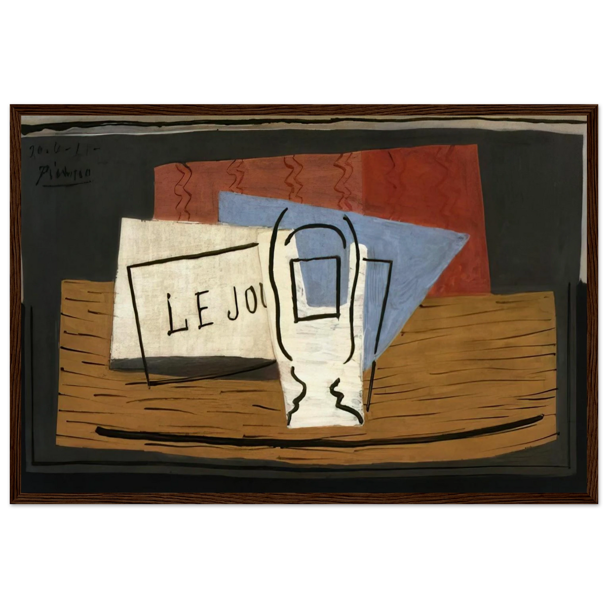 Still life - 1921 Framed Poster | Pablo Picasso Framed Prints Wall Art | Pablo Picasso Shop