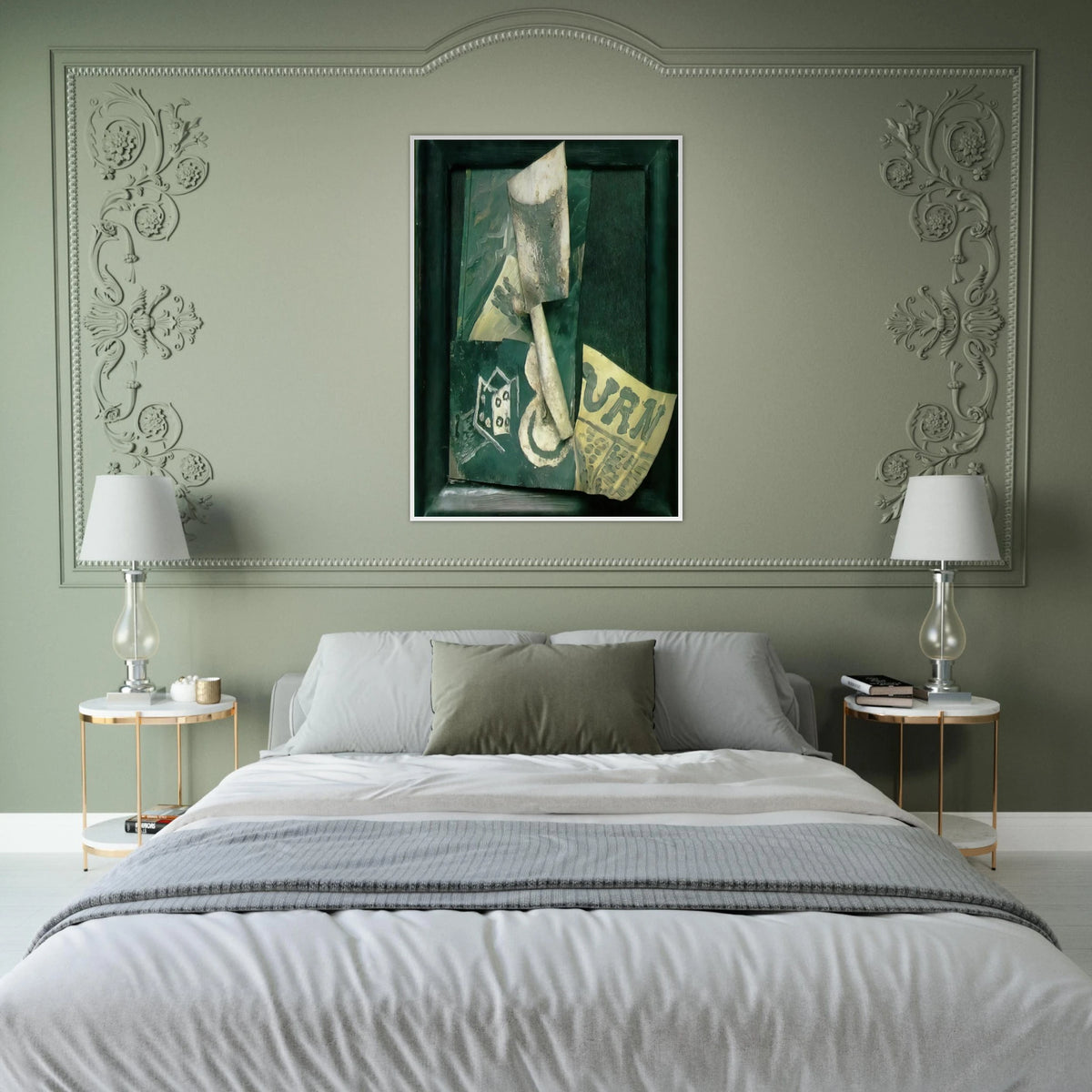 Glass and newspaper Framed Poster | Pablo Picasso Framed Prints Wall Art | Pablo Picasso Shop