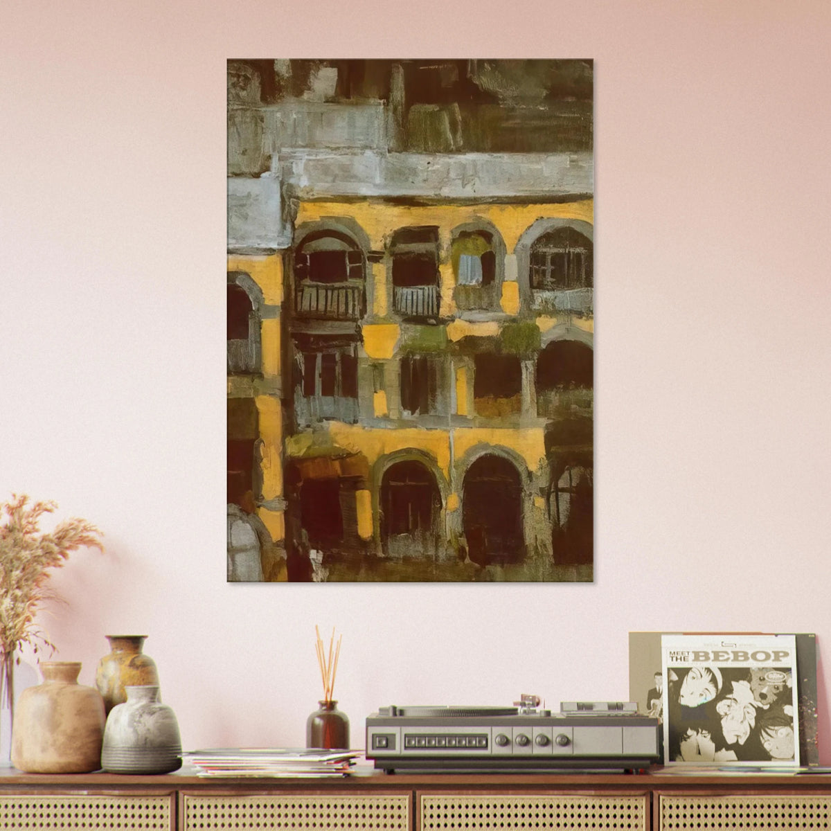 A blue house Canvas | Pablo Picasso Canvas | Pablo Picasso Shop