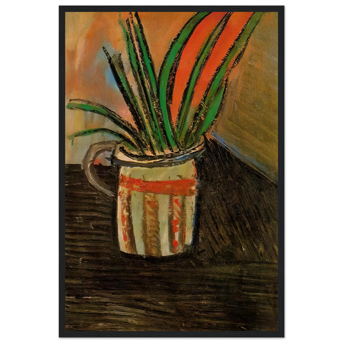 Exotic Flowers - 1907 Framed Poster | Pablo Picasso Framed Prints Wall Art | Pablo Picasso Shop