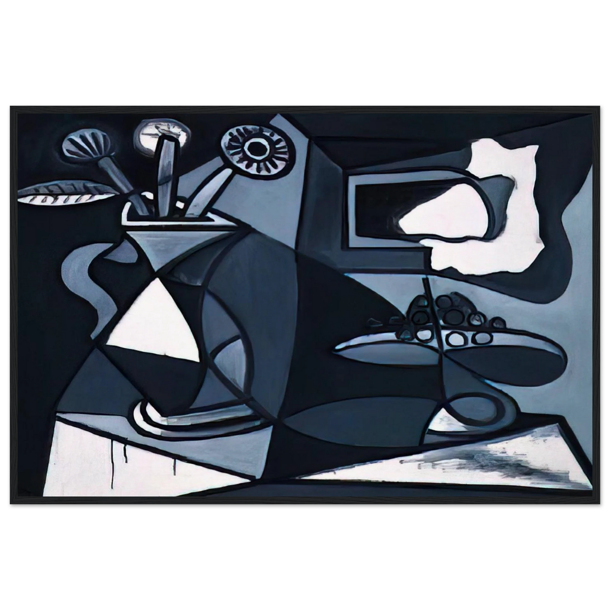 Vase with flowers Framed Poster | Pablo Picasso Framed Prints Wall Art | Pablo Picasso Shop