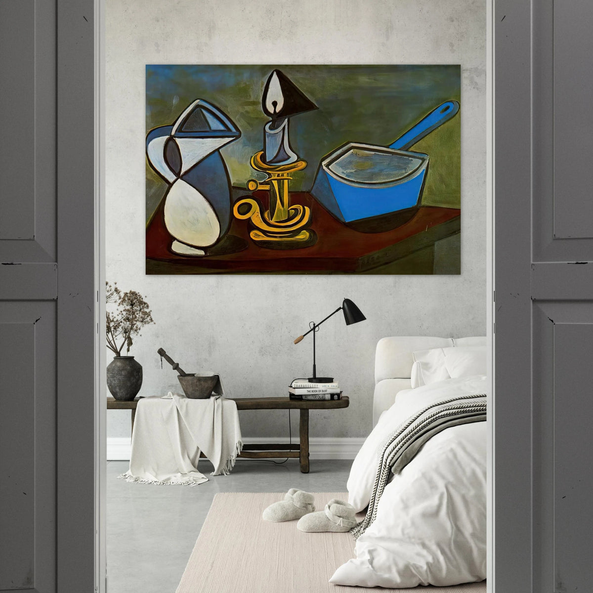 Jug, candle and enamel pan - 1945 Poster | Pablo Picasso Poster | Pablo Picasso Shop