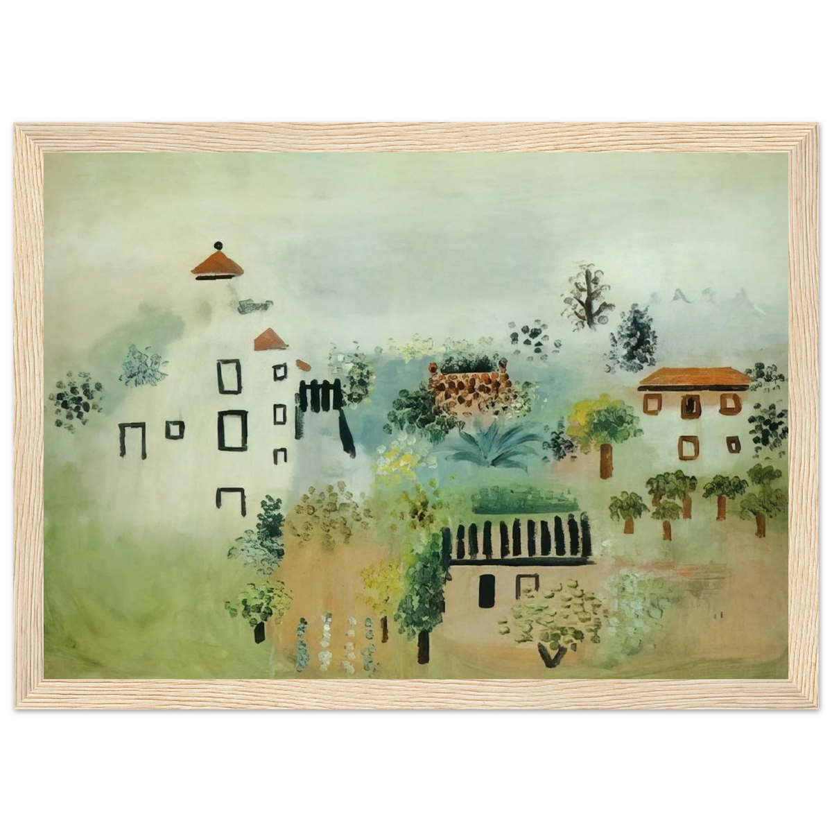 Landscape Framed Poster | Pablo Picasso Framed Prints Wall Art | Pablo Picasso Shop