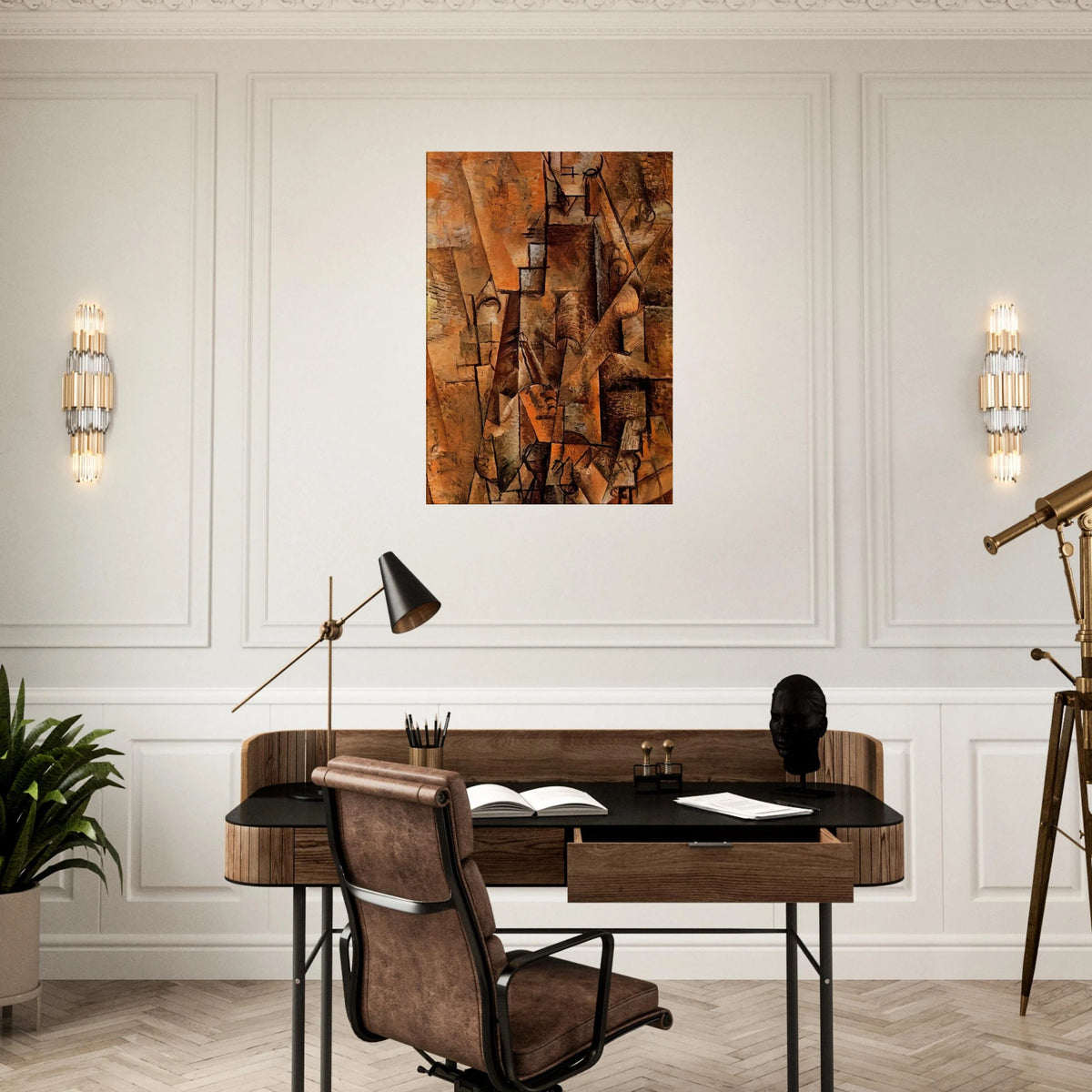 Clarinetist - 1911 Canvas | Pablo Picasso Canvas | Pablo Picasso Shop