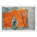 Playing Card and Glass - 1914 Framed Poster | Pablo Picasso Framed Prints Wall Art | Pablo Picasso Shop